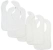 White Interlock Bib (Pack of 5)