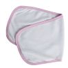 Terry Burpcloth with Pink Trim