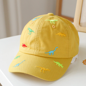 Baby Animal Embroidered Pattern Sunshade Peaked Hats