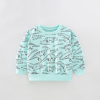 Baby Boy All Over Dinosaur Print Pattern Long Sleeve Casual Hoodie