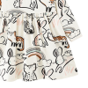 Baby Girl Cartoon Animal Pattern A-Line Design Loose Cotton Dress