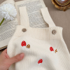 Baby Girl Embroidered Pattern Sleeveless Onesies or Cardigan