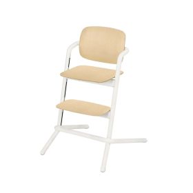 CYBEX Lemo Baby High Chair Wood- Porcelain White