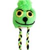 Baby Knitted Beanie Cute Green Geek with Cute Smiley Photo Prop for Baby Boys Girls