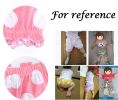 2 Pack Bloomer Shorts Baby Girls Training Pants Diaper Covers, Painted Rose