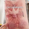 3 Pcs Pink Baby Girl Cute Hair Bands Bowknot Headbands Flower Crown Headwear