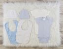 6 Pc Layette Baby Clothes Set