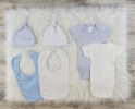 6 Pc Layette Baby Clothes Set