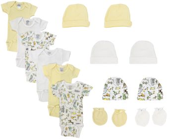 Unisex Baby 16 Pc Layette Sets (Color: White, size: medium)