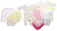 Newborn Baby Girls 14 Pc Layette Baby Shower Gift Set