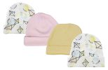 Baby Girls Caps (Pack of 4)