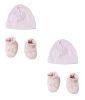 Preemie Cap and Bootie - 4 pc Set