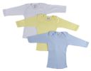 Boys Pastel Variety Long Sleeve Lap T-shirts