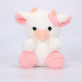 Cute Strawberry Cow Doll Toy (Option: Pink Cattle-20cm)