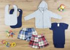 6 Pc Layette Baby Clothes Set