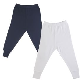 Long Pants - 2 pc (Color: White/Pink, size: large)