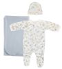 Boy Newborn Baby 3 Pc Layette Sets