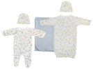 Boy Newborn Baby 5 Pc Layette Sets