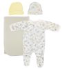 Unisex Newborn Baby 5 Pc Layette Sets