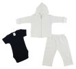 Infant Sweatshirt, Onezie and Pants - 3 pc Set