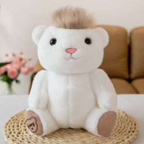 Face-changing Momo Bear Plush Toy (Option: White-25cm)