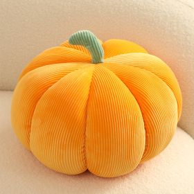 Colorful Pumpkin Pillow Halloween Plush Toy (Option: Orange-18cm)