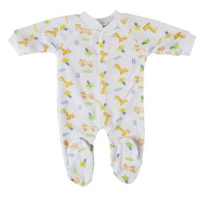 Preemie One Pack Terry Sleep & Play (Color: White, size: Preemie)