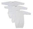 Unisex Newborn Baby 3 Piece Gown Set