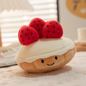 Creative Simulation Cute Strawberry Cake Plush Toy (Option: Red Cake-10cm)