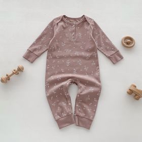 Ins Nordic Style Baby Jumpsuit (Option: Small Flower Spot-73CM)