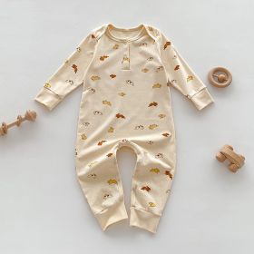 Ins Nordic Style Baby Jumpsuit (Option: White Rabbit Spot-73CM)