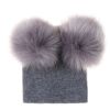 Baby Knitted Hat with POM Baby Winter Warm Knit Hat Infant Toddler POM Beanie Photography Fur Ski Cap