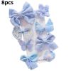 8/9/10Pcs/Set Cartoon Baby Girl Hair Clips Cute Bear Children Hairpins Bowknot Knitted Flower Kids Barretees Baby Hair Accessori