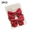 Cute Bows Baby Girls Hair Clips Solid Color Floral Pattern Children Hairpins Korean Korean Kids Hair Accessories