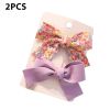 Cute Bows Baby Girls Hair Clips Solid Color Floral Pattern Children Hairpins Korean Korean Kids Hair Accessories