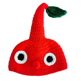 Baby Winter Hat Unisex Infant Toddler Kids Hat Cartoon Fish Cap (Color: Red)