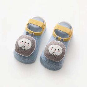 Baby 3D Cartoon Animal Patched Design Dispensing Non-Slip Lace-Up Socks Shoes (Size/Age: XS (0-6M))