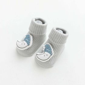 Baby Cartoon 3D Doll Patched Pattern Non-Slip Floor Socks (Size/Age: XS (0-6M))