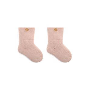 Baby Embroidered Pattern Thickened Warm Mid Tube Socks (Size/Age: XS (0-6M))