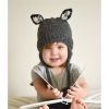 Toddlers Baby Girls and Boys Crochet Earflap Hats Newborn Kids Cute Beanie Cap Winter Soft Warm Knit Caps