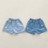 Baby Boy And Girl Ripped Elastic Denim Shorts In Summer Outfits