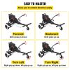 Kids And Adults Adjustable Hover Go Kart Hover Kart Stand Go Kart Seat for 6.5'' 8'' 10'' Two Wheel Self Balancing Scooter (Anti-Turning Go Kart)