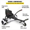 Kids And Adults Adjustable Hover Go Kart Hover Kart Stand Go Kart Seat for 6.5'' 8'' 10'' Two Wheel Self Balancing Scooter (Anti-Turning Go Kart)