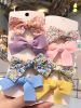 Cute Bows Baby Girls Hair Clips Solid Color Floral Pattern Children Hairpins Korean Korean Kids Hair Accessories