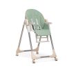 Convertible High Chair on Wheels with Removable Tray;  Height and Angle Adjustment for Baby And Toddler