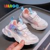 2022 Autumn Kids Shoes Baby Girls Sport Sneakers Children Shoes Tennis Shoes Fashion Casual Shoes Soft Trainer