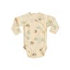 Baby Boy And Girl Flower Pattern Side Belted Design Soft Cotton Onesies