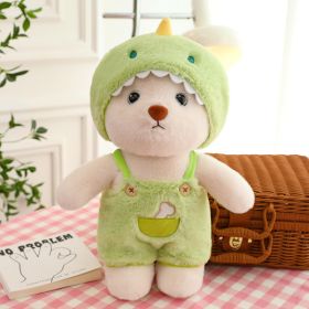 Dress-Up Bear Series Children's Birthday Gift Cute Plush (Option: Dress Up Small Dinosaur-30cm)