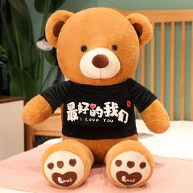 New Hoodie Teddy Bear Plush Toy Doll Cute Cartoon Dressed Bears (Option: Best We-100cm)